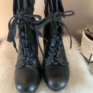 Madden Girl black booties